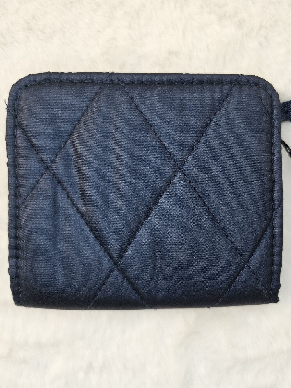 Vera Bradley Quilted Navy Wallet - Picture 5 of 7